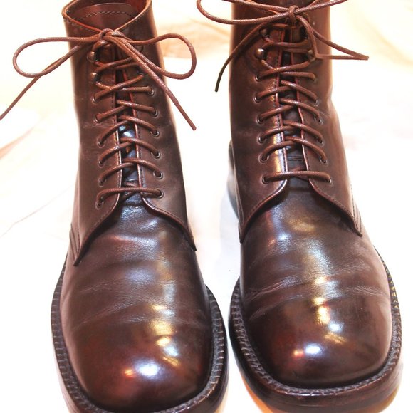 Prada Vintage Men's 6 inch Choc. Brown Boots size 10.5 - Picture 1 of 1